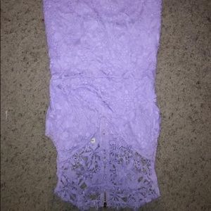 Lavender lace dress